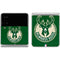NBA Milwaukee Bucks Green Distressed Galaxy Z Flip4 5G Skin